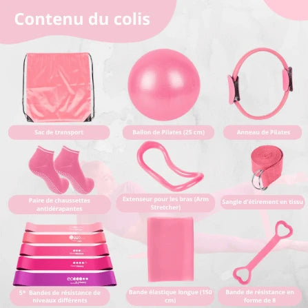 Fitzeo™ Ensemble Fitness & Pilates – 13 en 1
